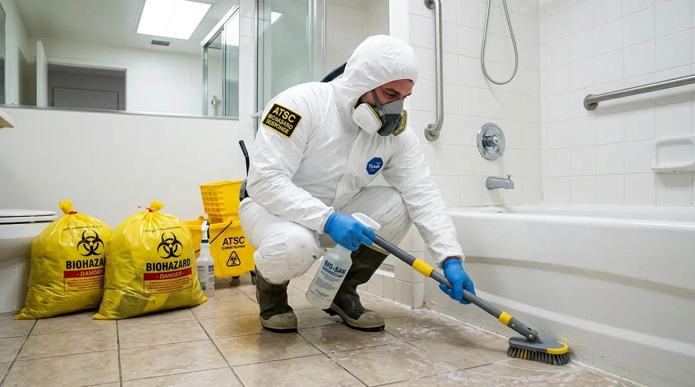 Decontamination equipment deployed for Blood Cleanup in Lake Shore